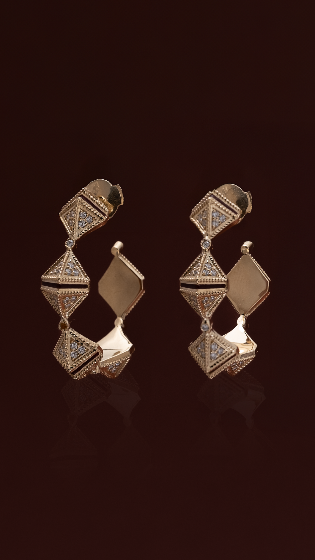 Mini Sadu Hoop Earring